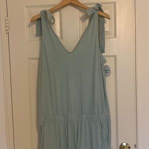 NWT Pact The Field Jumpsuit - Agave